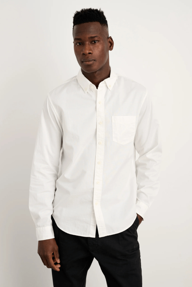 Mill Shirt in Cotton Poplin - Alex Mill - Archery Close