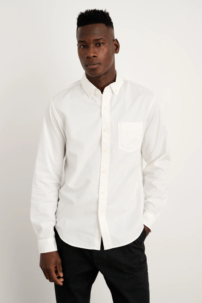 Mill Shirt in Cotton Poplin - Alex Mill - Archery Close