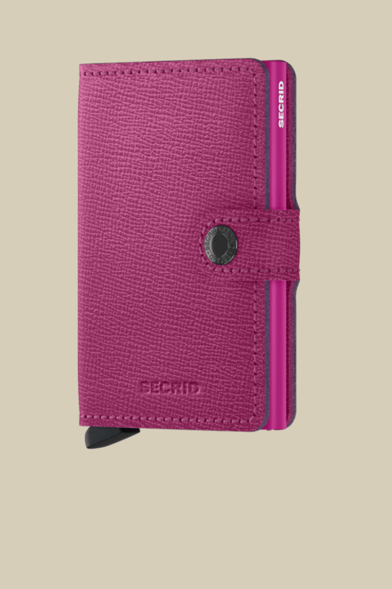Miniwallet in Crisple Fuchsia - Secrid - Archery Close