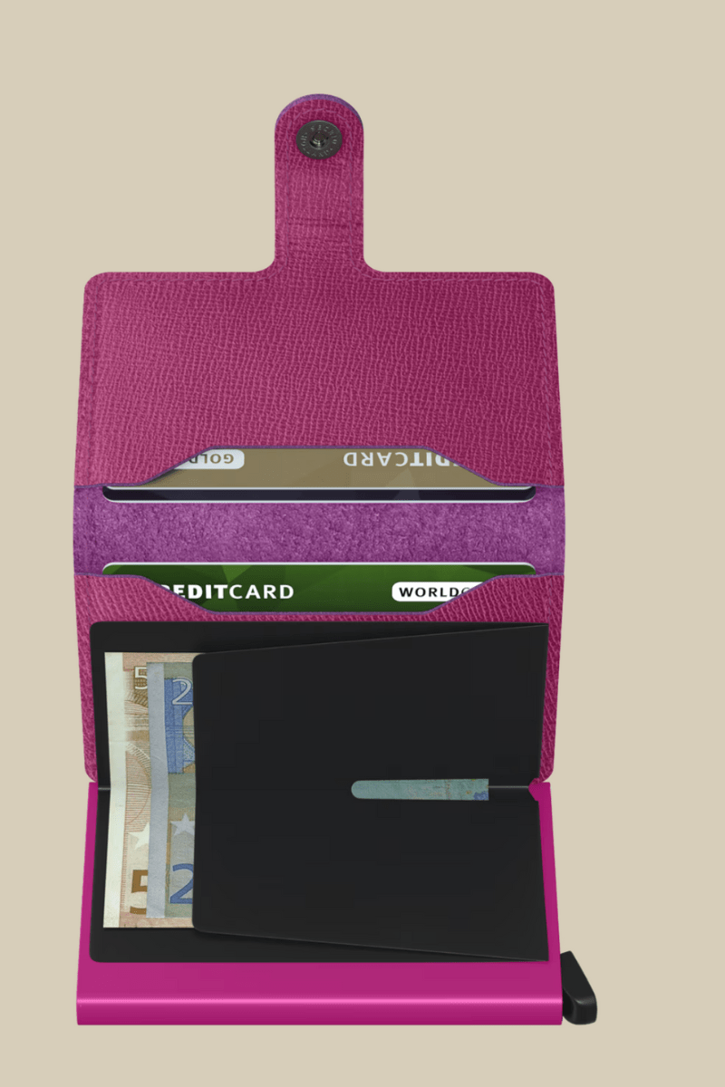 Miniwallet in Crisple Fuchsia - Secrid - Archery Close
