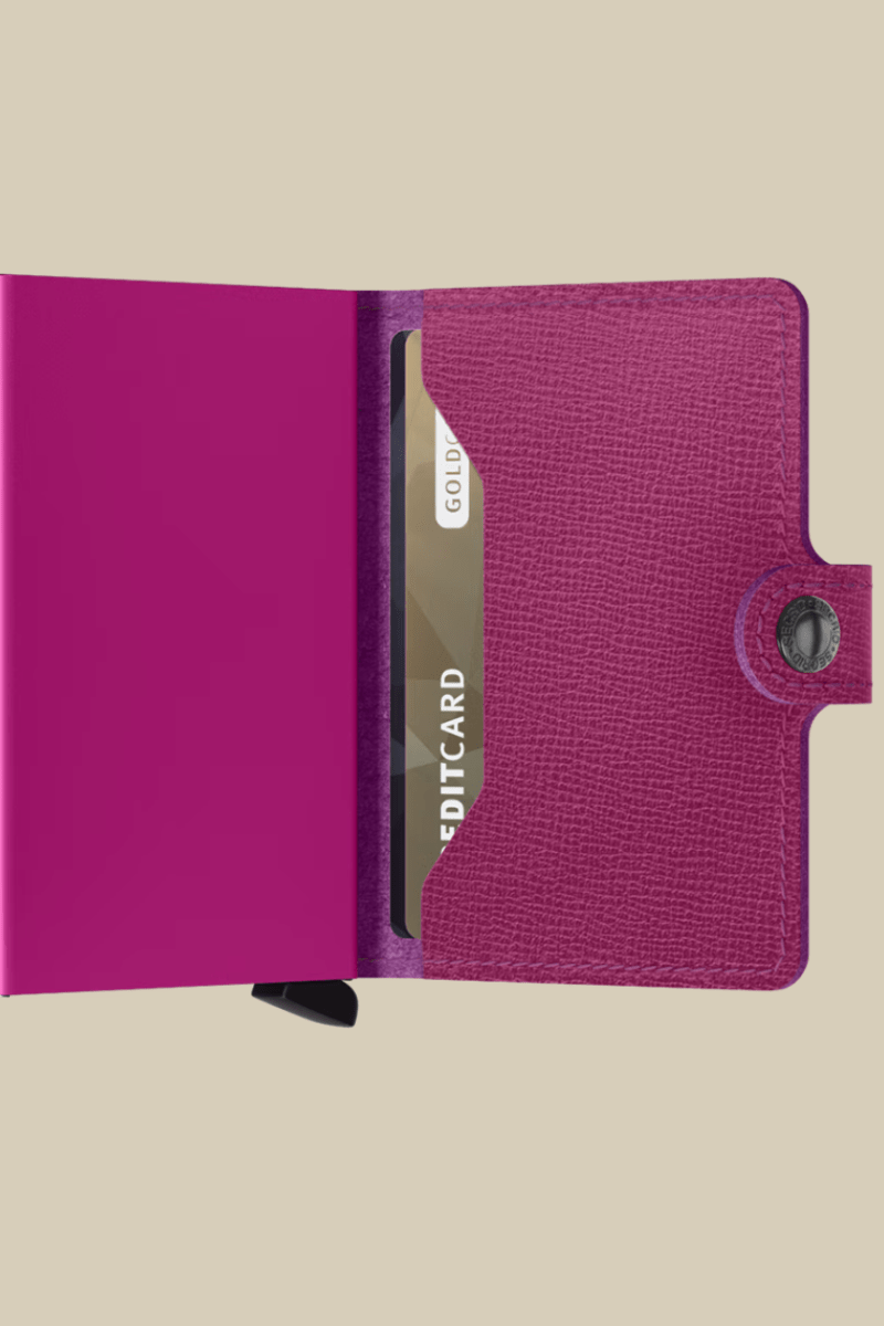 Miniwallet in Crisple Fuchsia - Secrid - Archery Close
