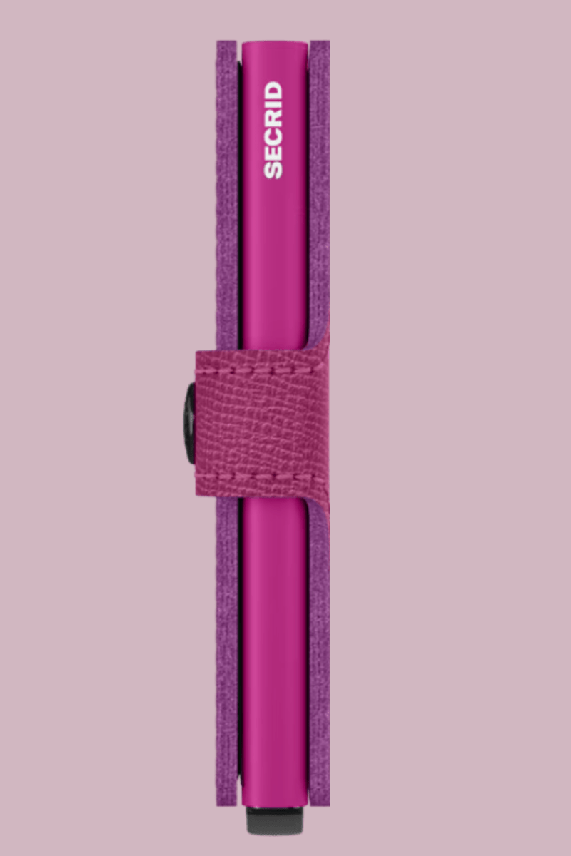 Miniwallet in Crisple Fuchsia - Secrid - Archery Close