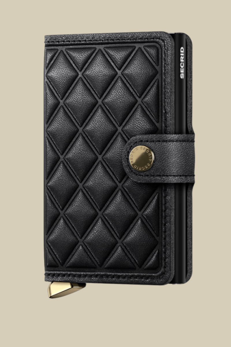 Miniwallet in Emboss Diamond Black - Secrid - Archery Close