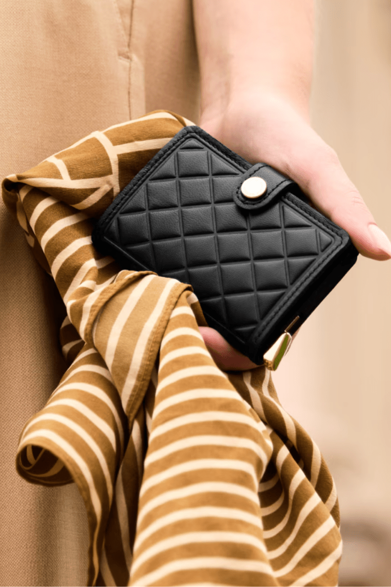 Miniwallet in Emboss Diamond Black - Secrid - Archery Close