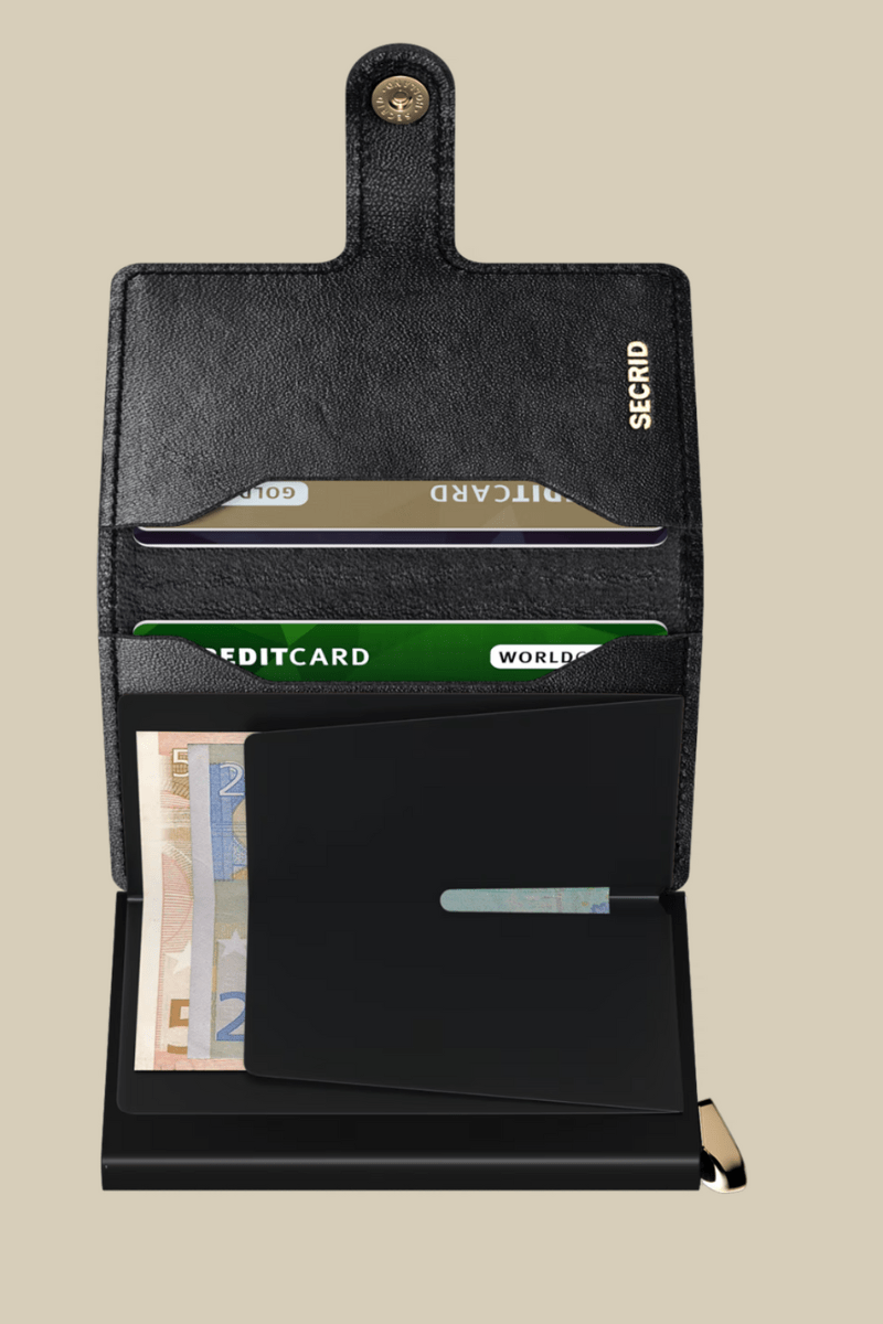 Miniwallet in Emboss Diamond Black - Secrid - Archery Close