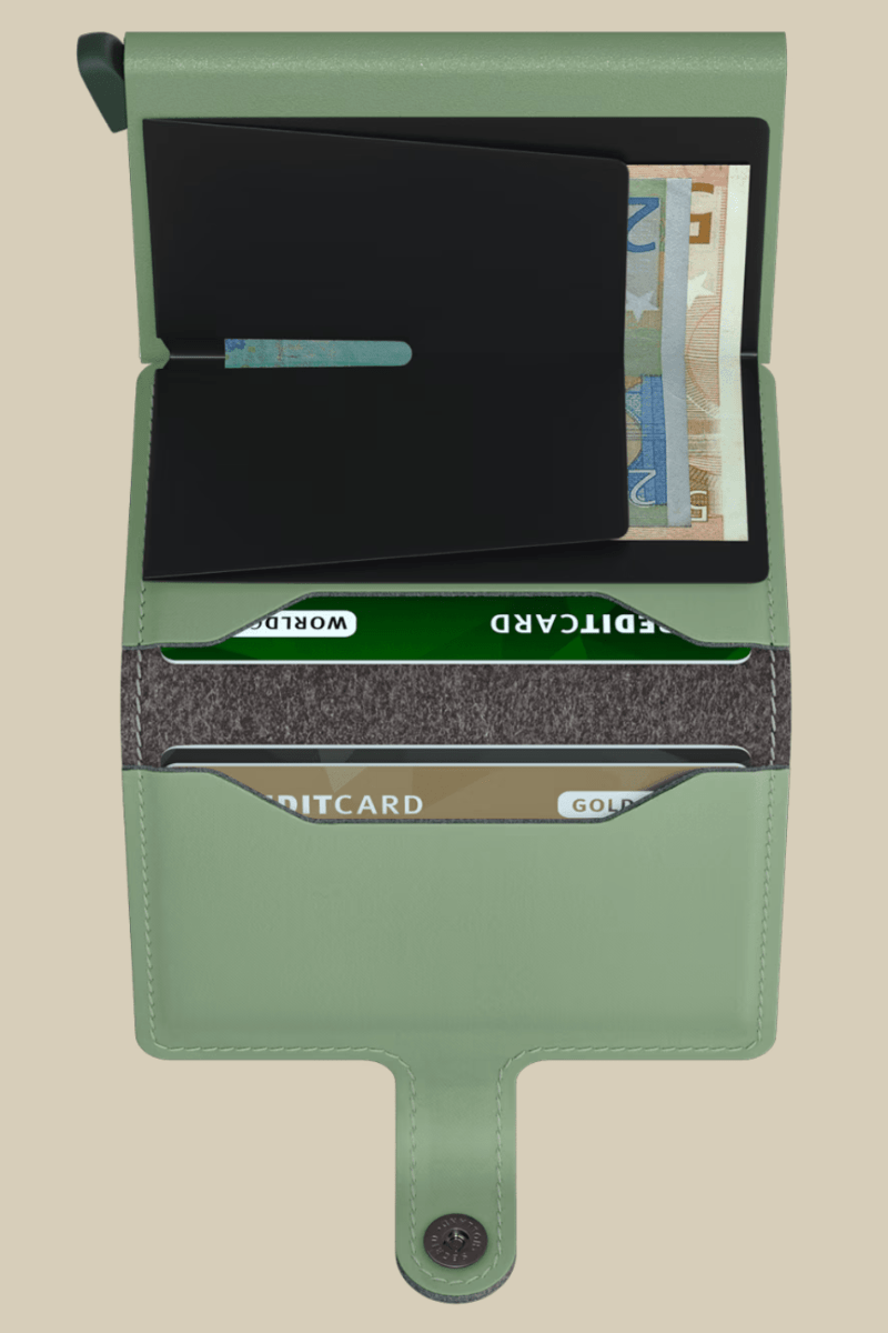 Miniwallet in Yard Powder Pistachio - Secrid - Archery Close