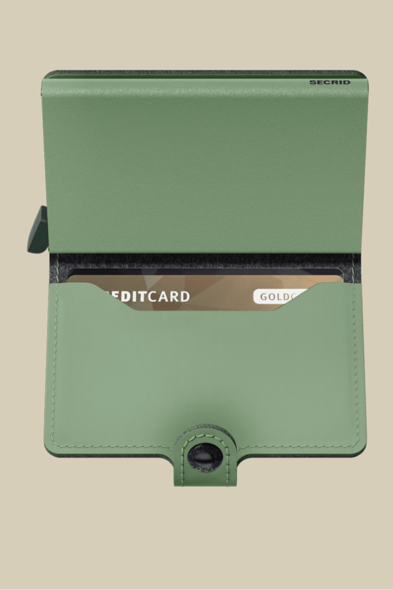 Miniwallet in Yard Powder Pistachio - Secrid - Archery Close