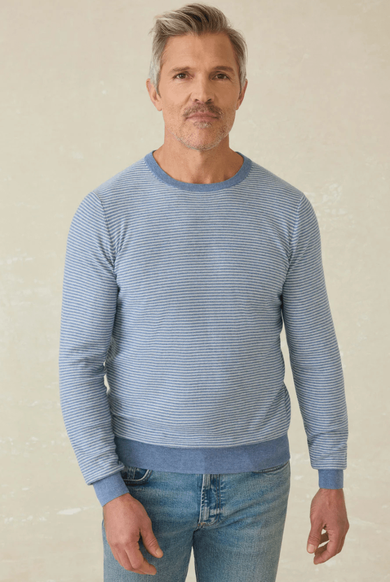 Movement Crewneck Sweater - Faherty Brand - Archery Close