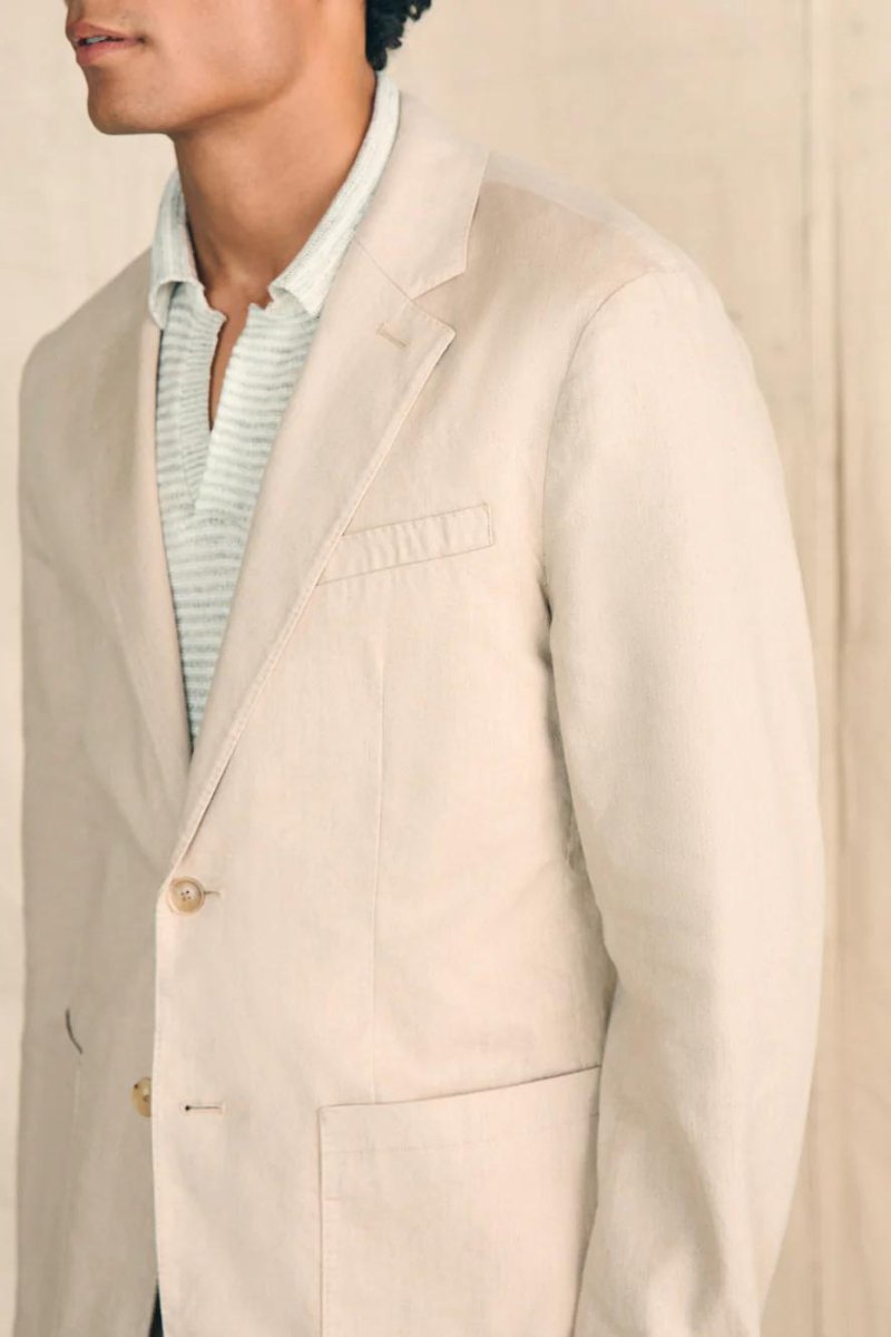 Movement Flex Linen Blazer - Faherty Brand - Archery Close