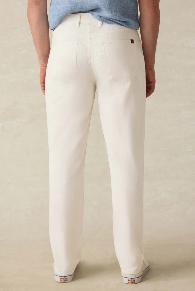 Movement Linen 5 - Pocket Pant - Faherty Brand - Archery Close