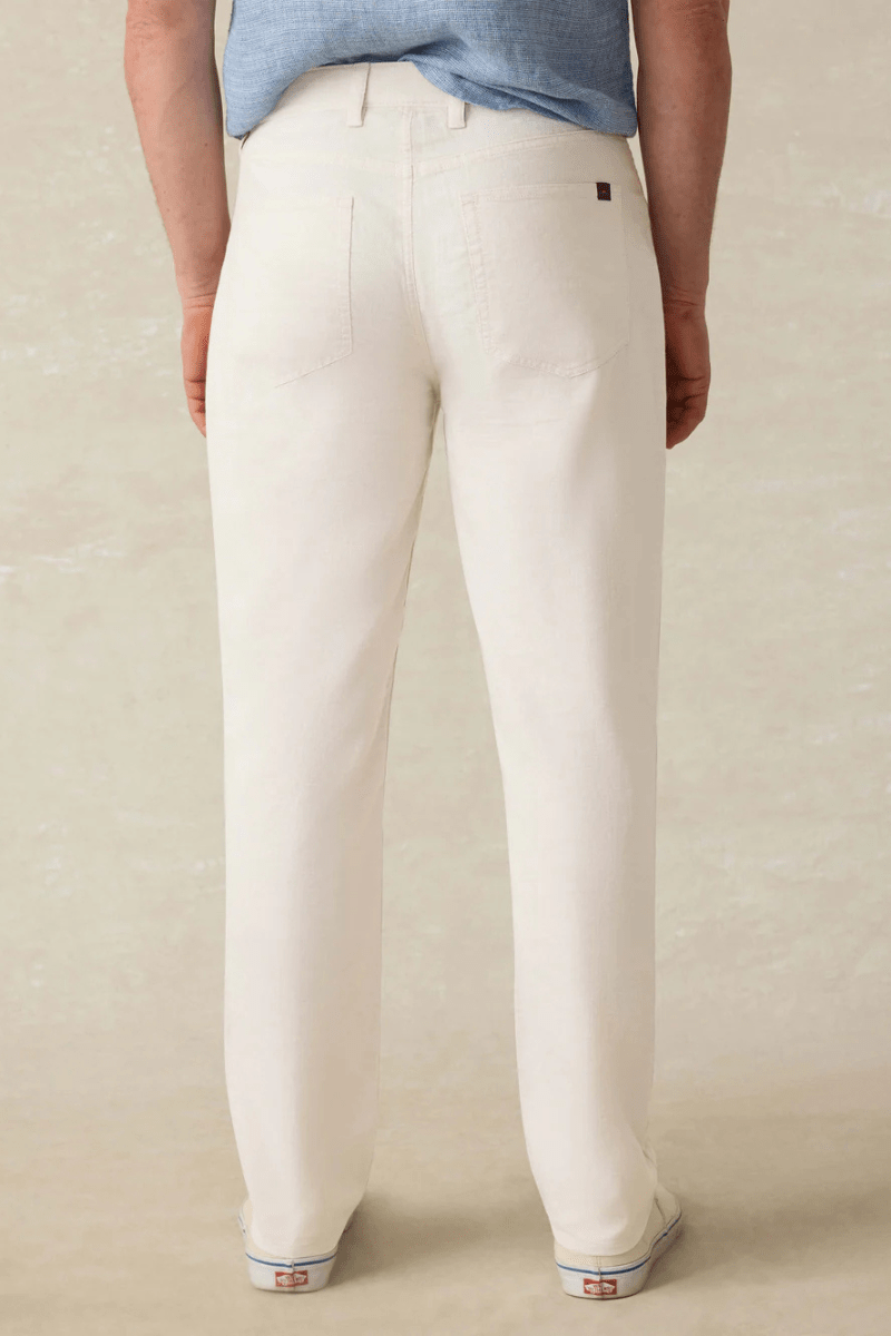 Movement Linen 5 - Pocket Pant - Faherty Brand - Archery Close