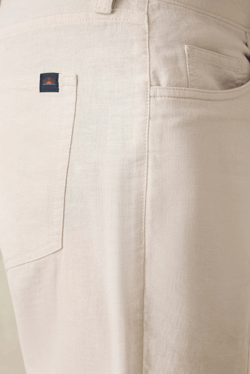 Movement Linen 5 - Pocket Pant - Faherty Brand - Archery Close
