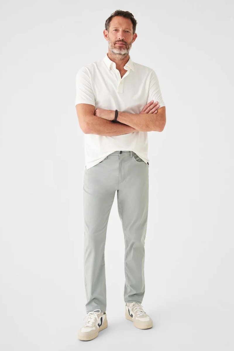 Faherty Brand Movement Short Sleeve Polo - Archery Close Men's