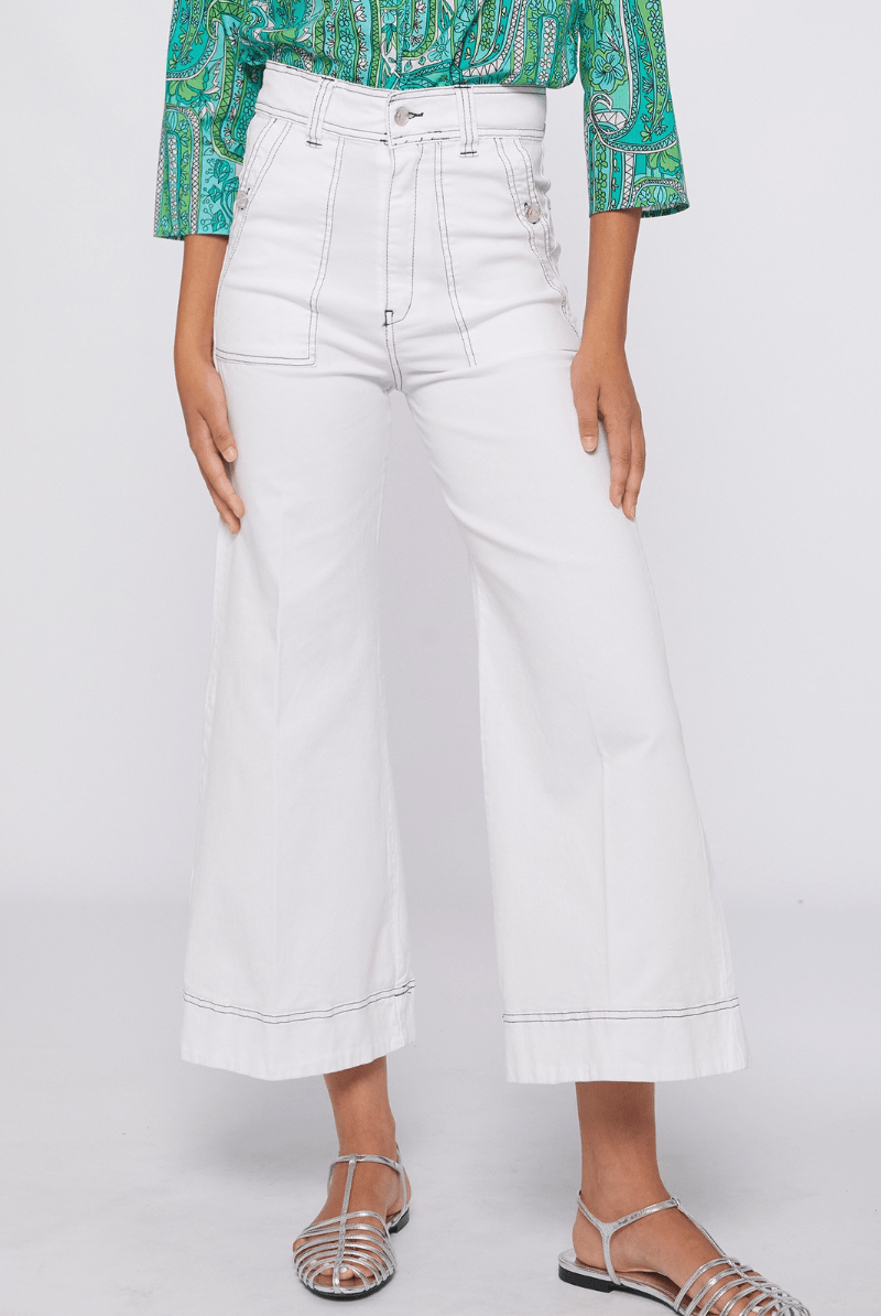 Noa Pant in White - Vilagallo - Archery Close