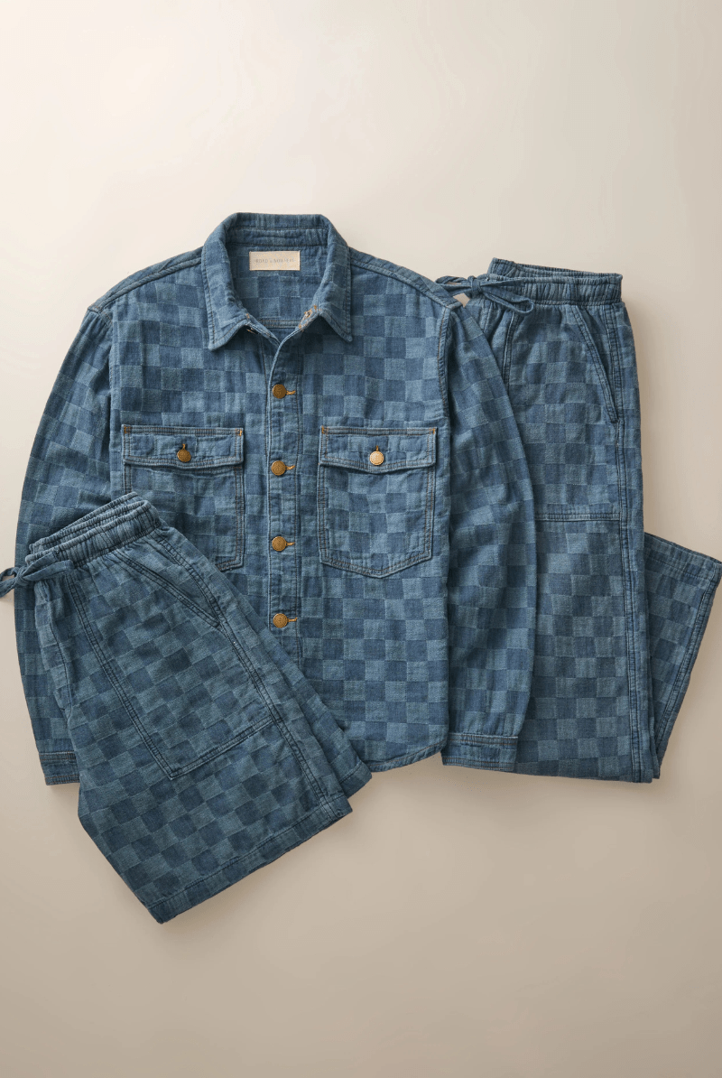 Noah Overshirt in Faded Patchwork - Road to Nowhere Clothing - Archery Close