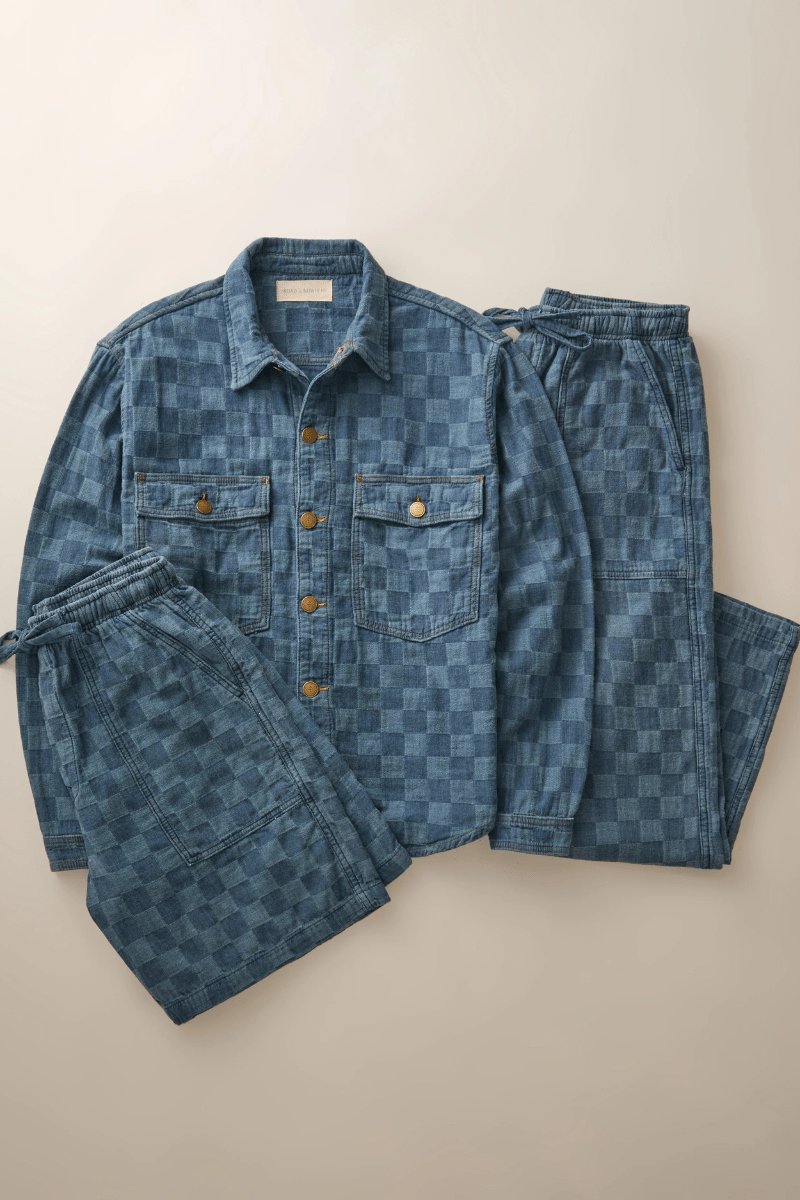 Noah Overshirt in Faded Patchwork - Road to Nowhere Clothing - Archery Close