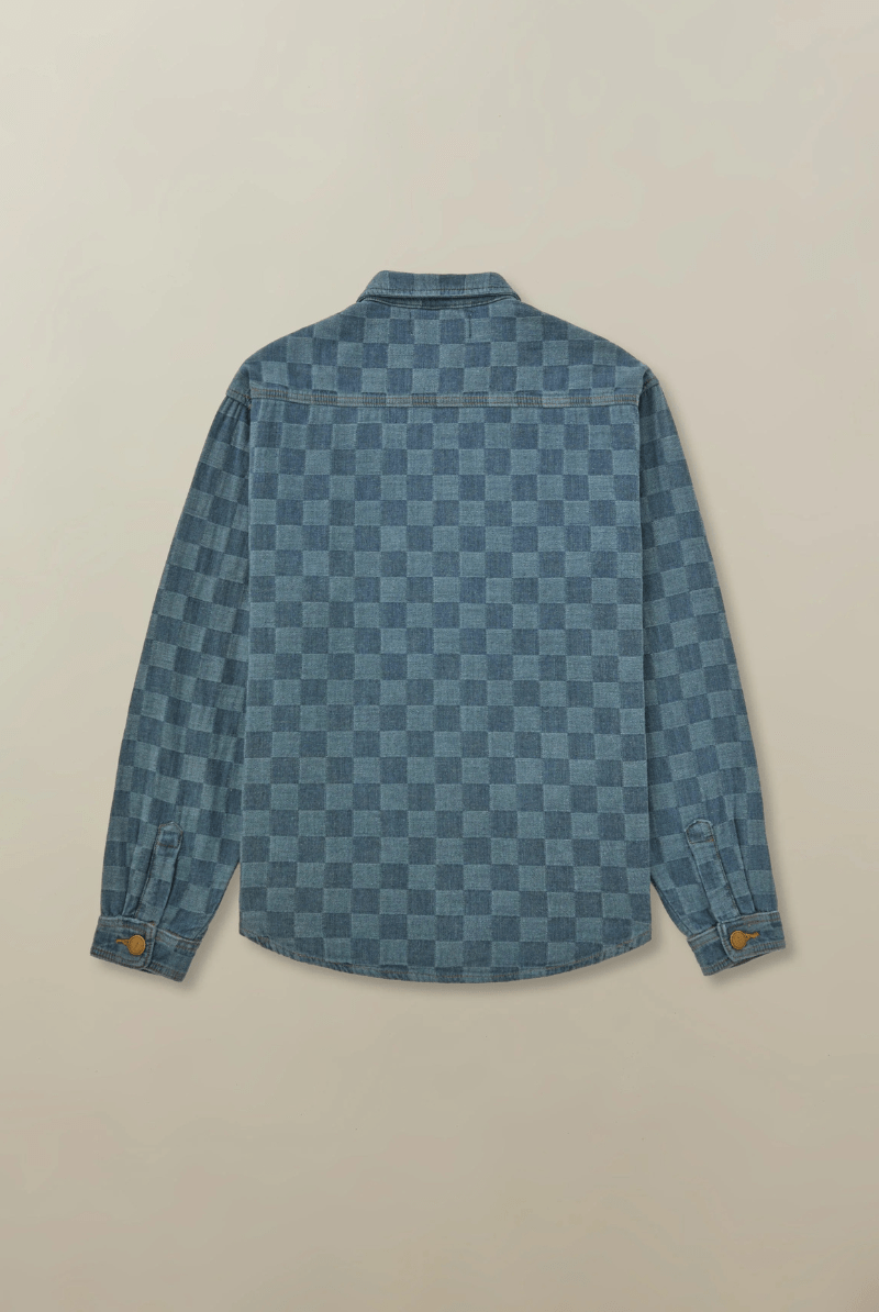 Noah Overshirt in Faded Patchwork - Road to Nowhere Clothing - Archery Close