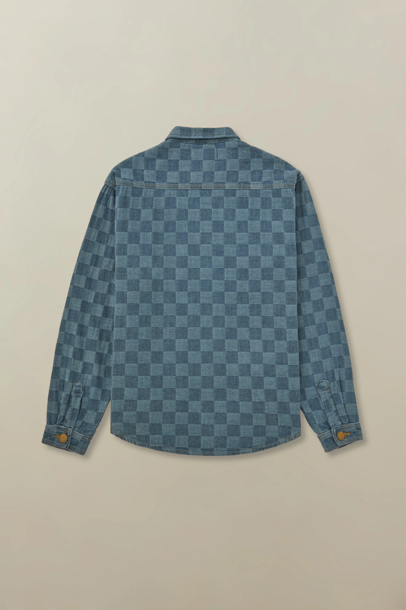 Noah Overshirt in Faded Patchwork - Road to Nowhere Clothing - Archery Close