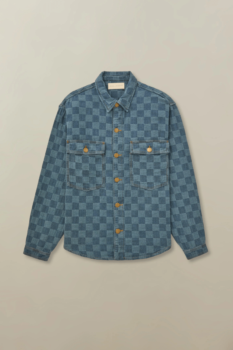 Noah Overshirt in Faded Patchwork - Road to Nowhere Clothing - Archery Close