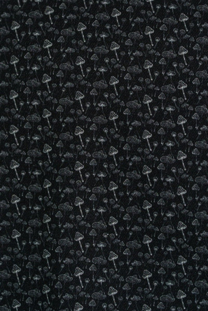 NOVA - Black Mushrooms Long Sleeve Shirt - Stone Rose - Archery Close