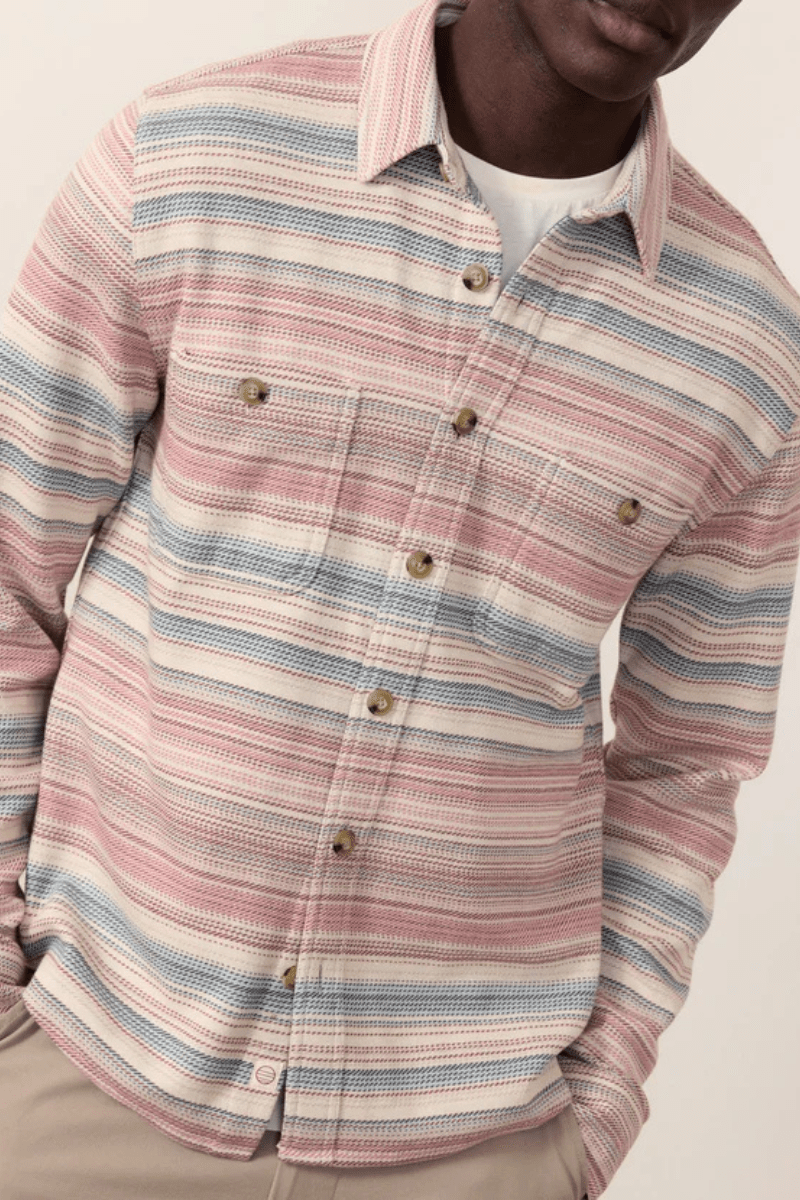 Pacifica Stretch Twill Shirt - Marine Layer - Archery Close