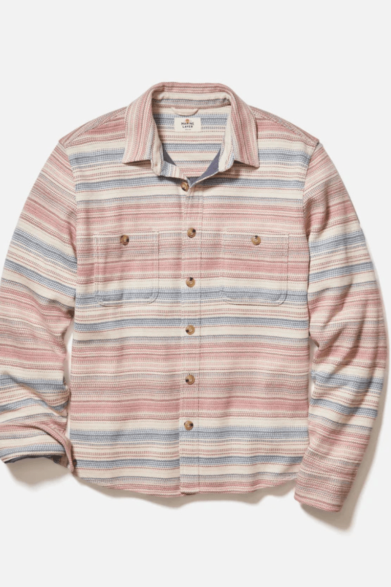 Pacifica Stretch Twill Shirt - Marine Layer - Archery Close