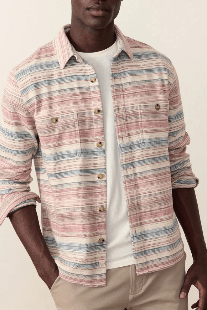 Pacifica Stretch Twill Shirt - Marine Layer - Archery Close
