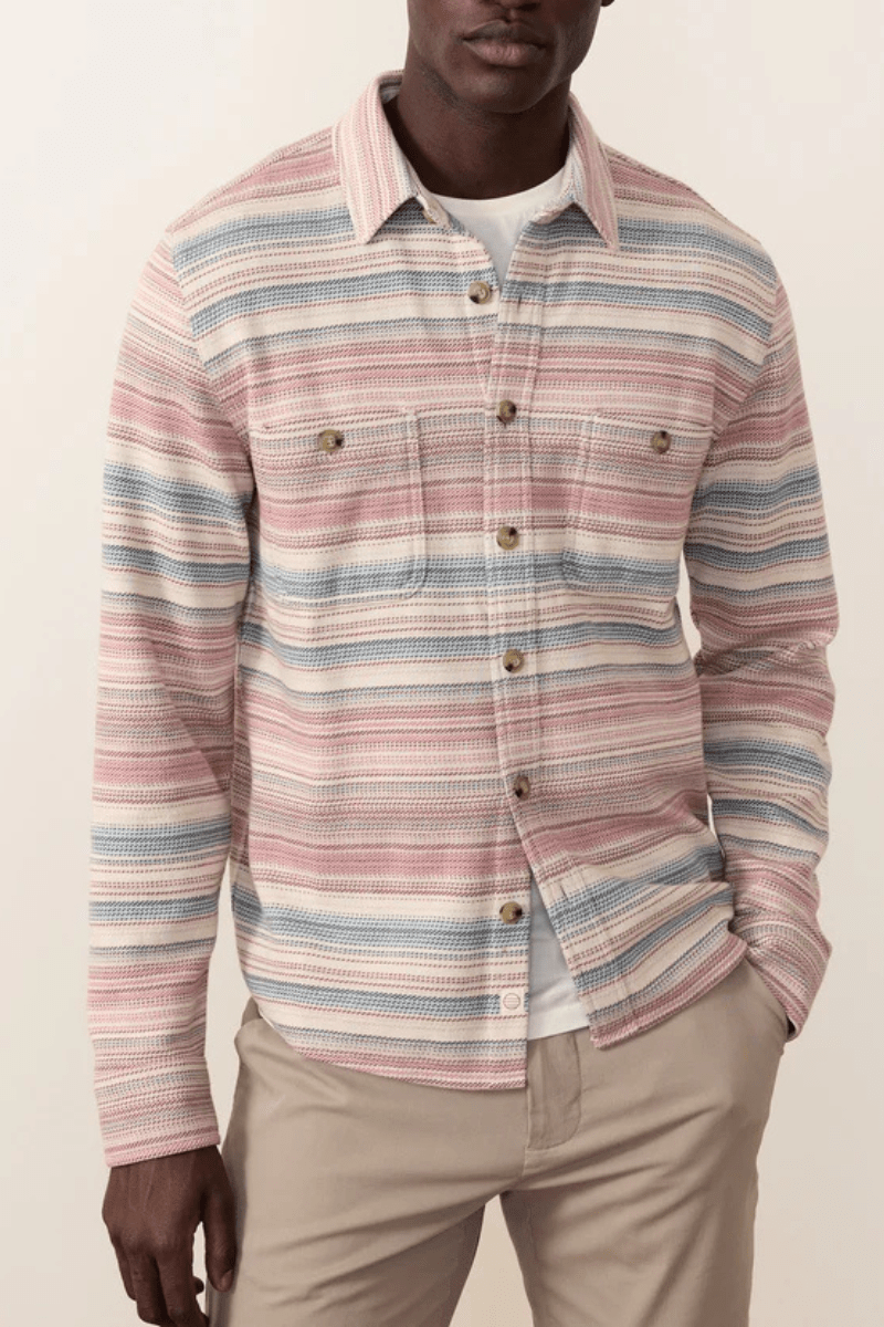Pacifica Stretch Twill Shirt - Marine Layer - Archery Close