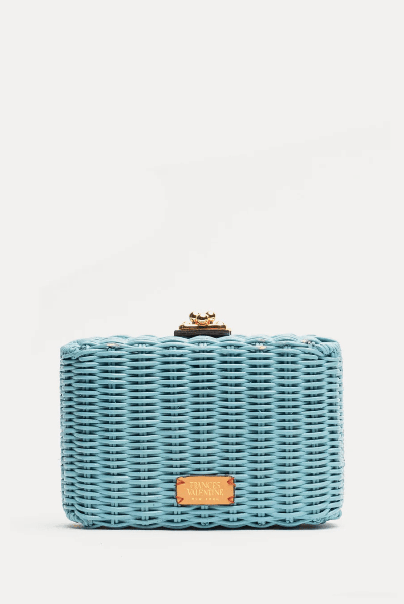 Paige Box Clutch in Light Blue - Frances Valentine - Archery Close