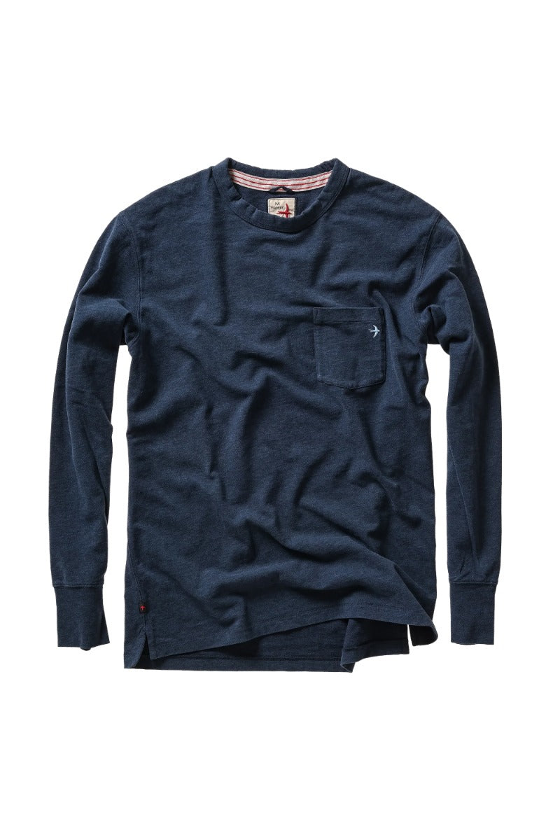 Relwen Ringspun L/S Pocket Tee