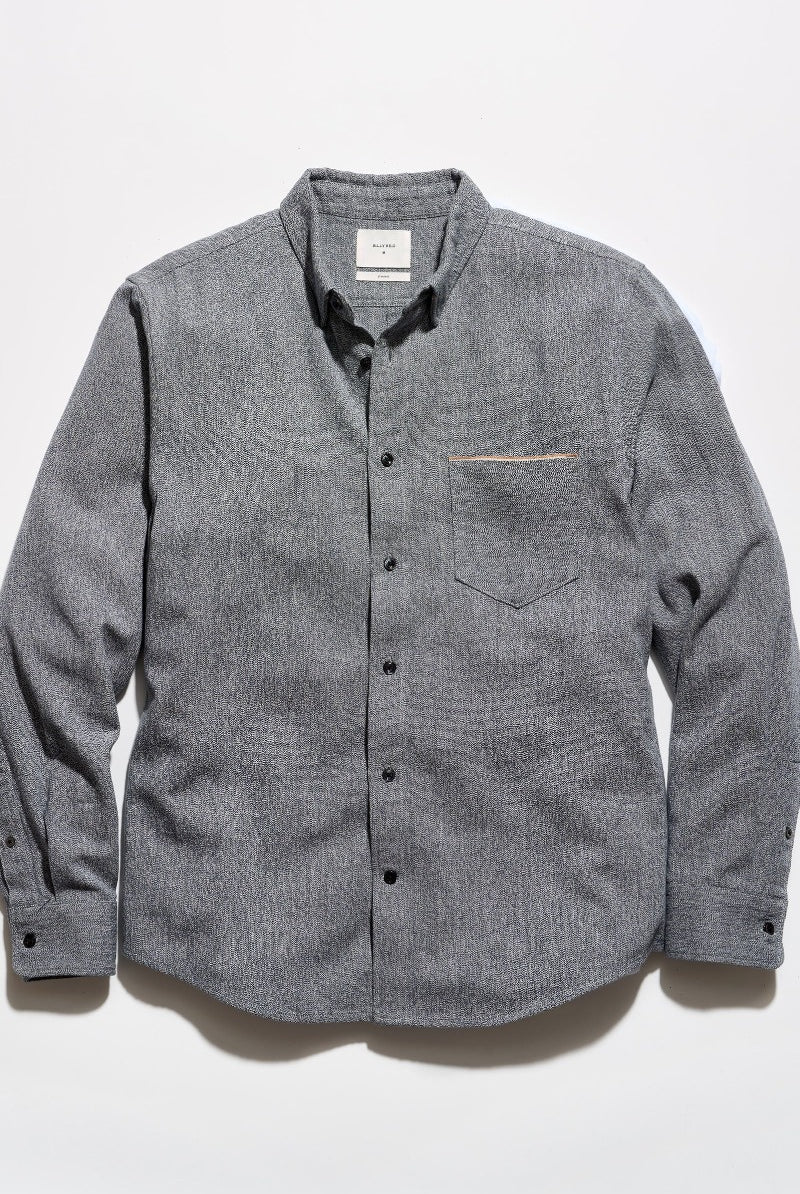 Billy Reid Twisted MSL 1-Pocket Shirt - Dark Chambray
