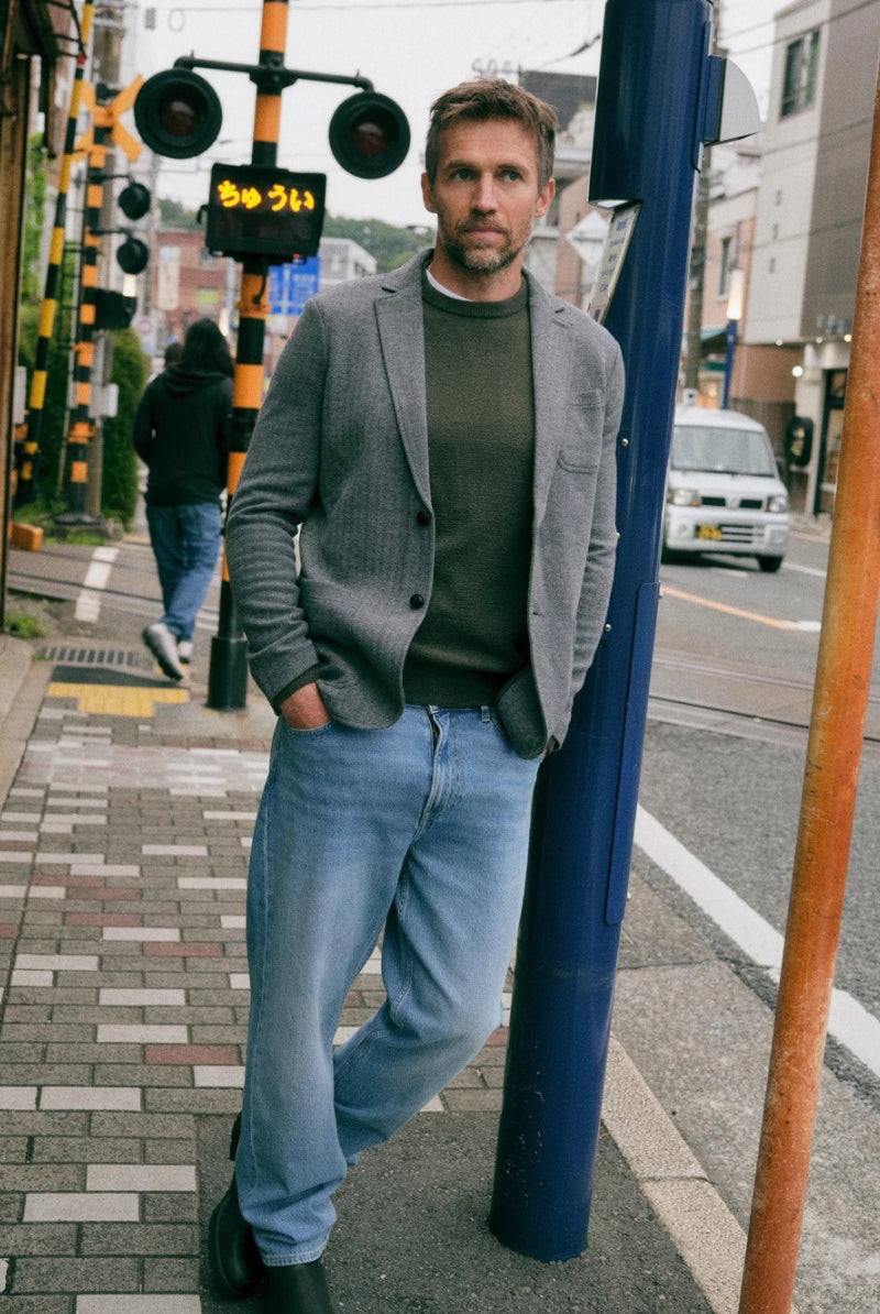 Faherty Brand Inlet Knit Tweed Blazer