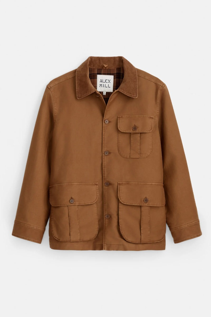 Alex Mill Clifton Jacket In Moleskin - Latigo