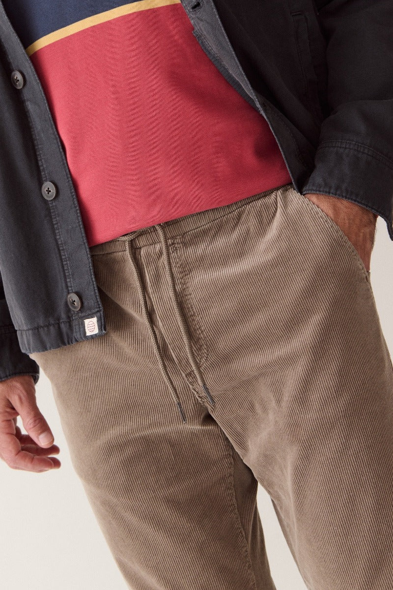 Marine Layer Saturday Cord Pant - Dark Taupe