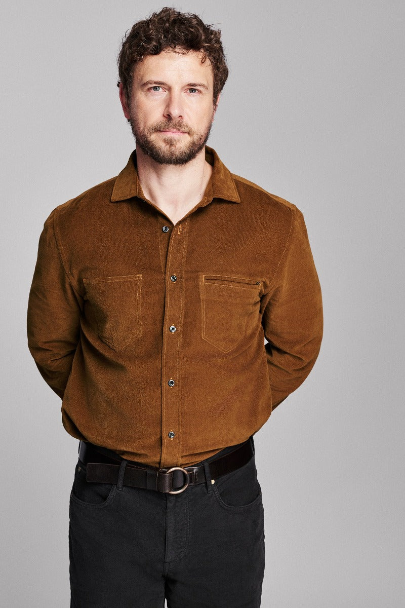 Billy Reid Moleskin Cochran Shirt