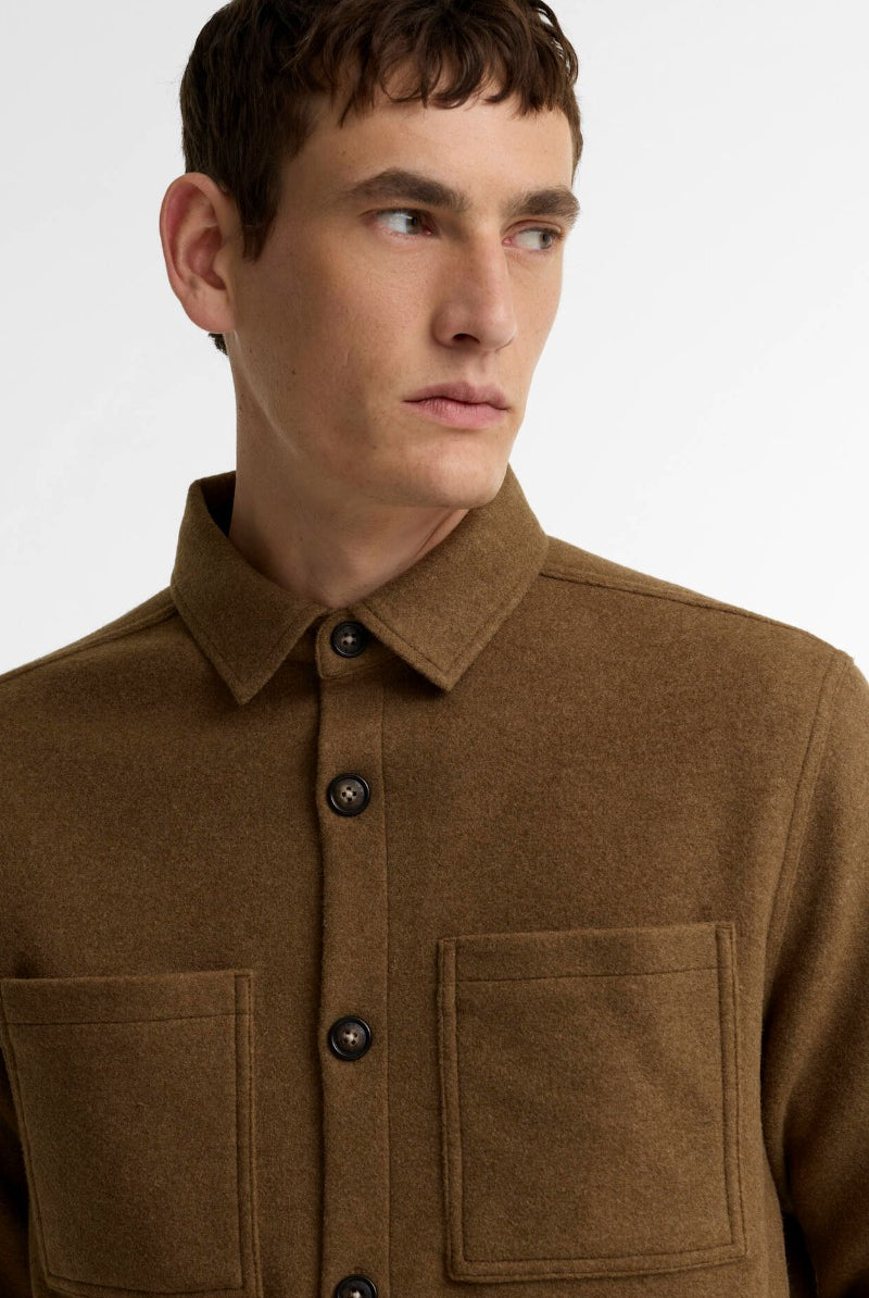 Barbour Marltown Tailored Wool-Blend Overshirt