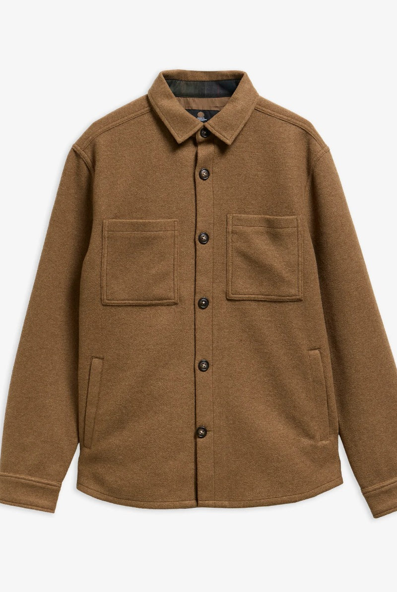 Barbour Marltown Tailored Wool-Blend Overshirt