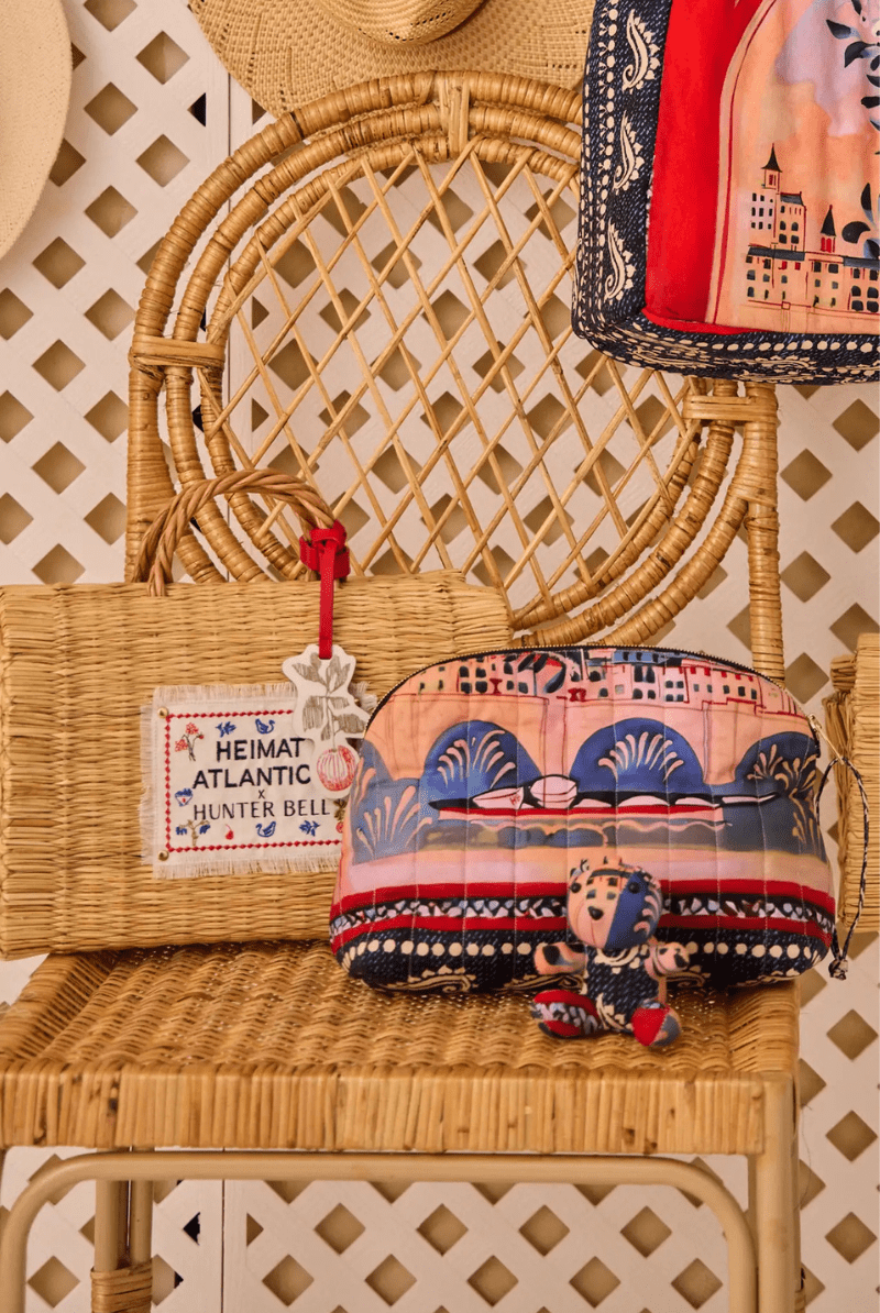 Quilted Makeup Bag - Hunter Bell - Archery Close