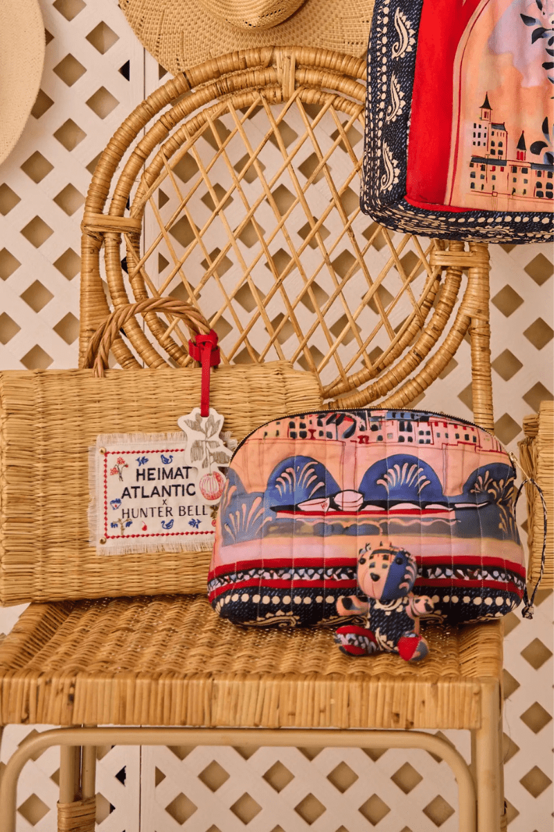 Quilted Makeup Bag - Hunter Bell - Archery Close