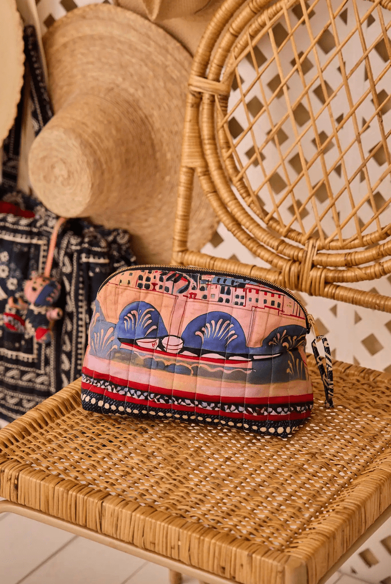 Quilted Makeup Bag - Hunter Bell - Archery Close