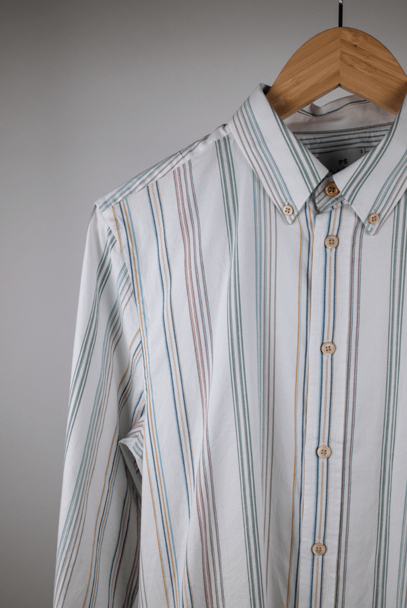 REGULAR FIT SHIRT - Cyclist Stripe - Paul Smith - Archery Close