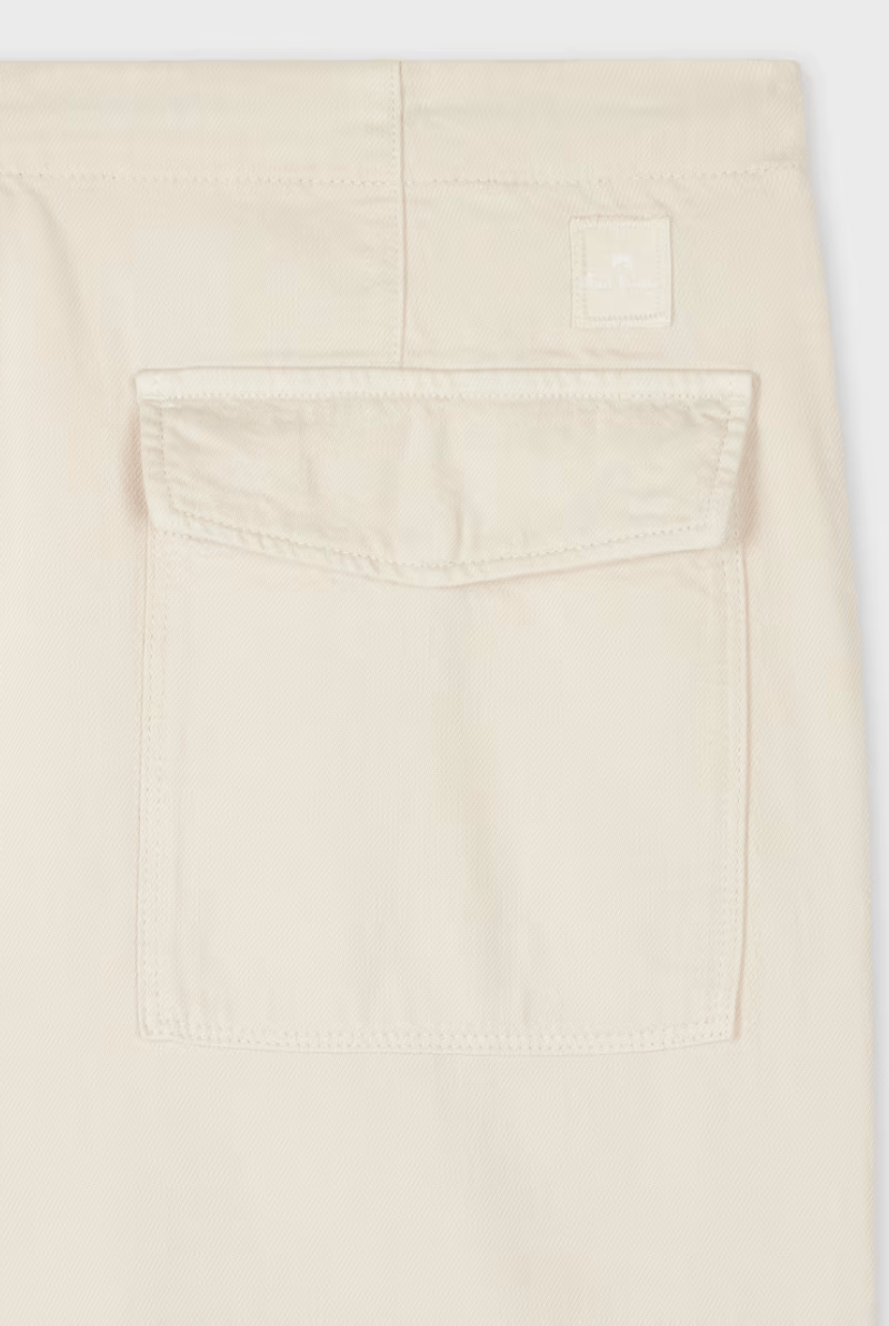 Relaxed - Fit Ecru Cotton - Linen Trousers - Paul Smith - Archery Close