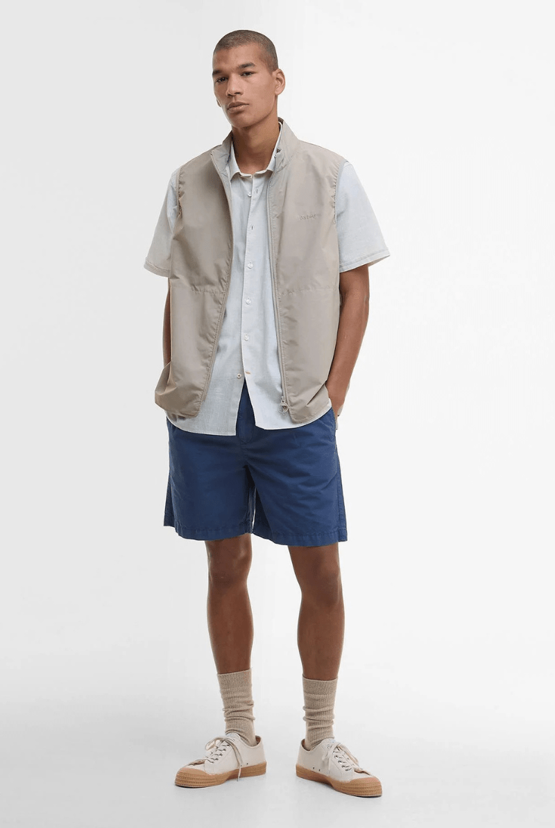 Rye Lightweight Gilet in Concrete - Barbour - Archery Close