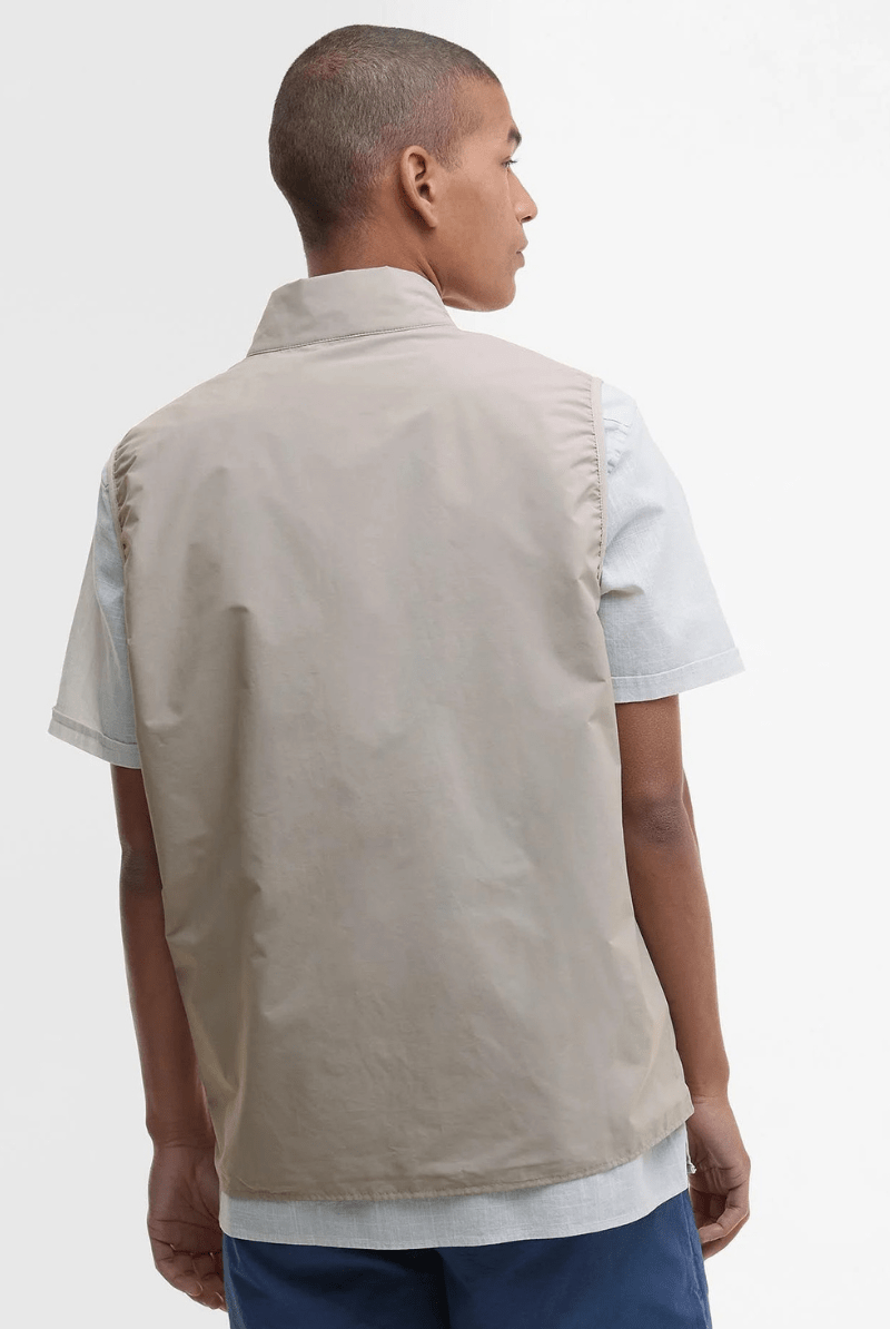 Rye Lightweight Gilet in Concrete - Barbour - Archery Close