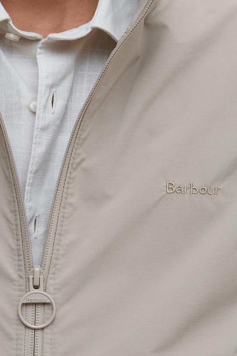 Rye Lightweight Gilet in Concrete - Barbour - Archery Close