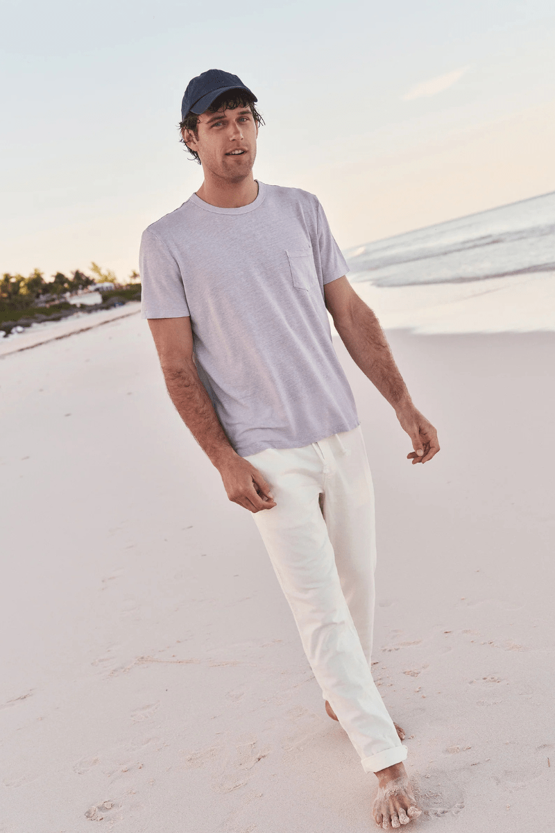 Saturday Stretch Beach Pant - Marine Layer - Archery Close