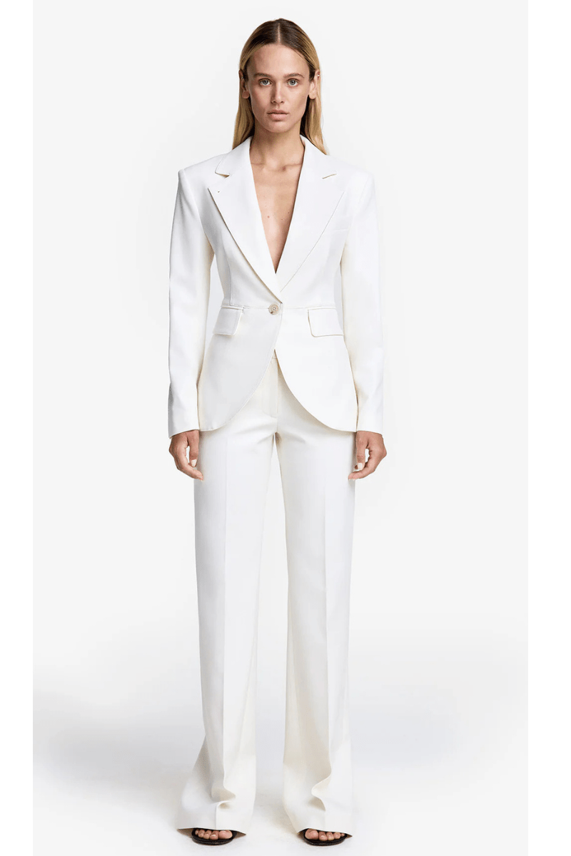 Seamed Blazer in Chalk - Smythe - Archery Close