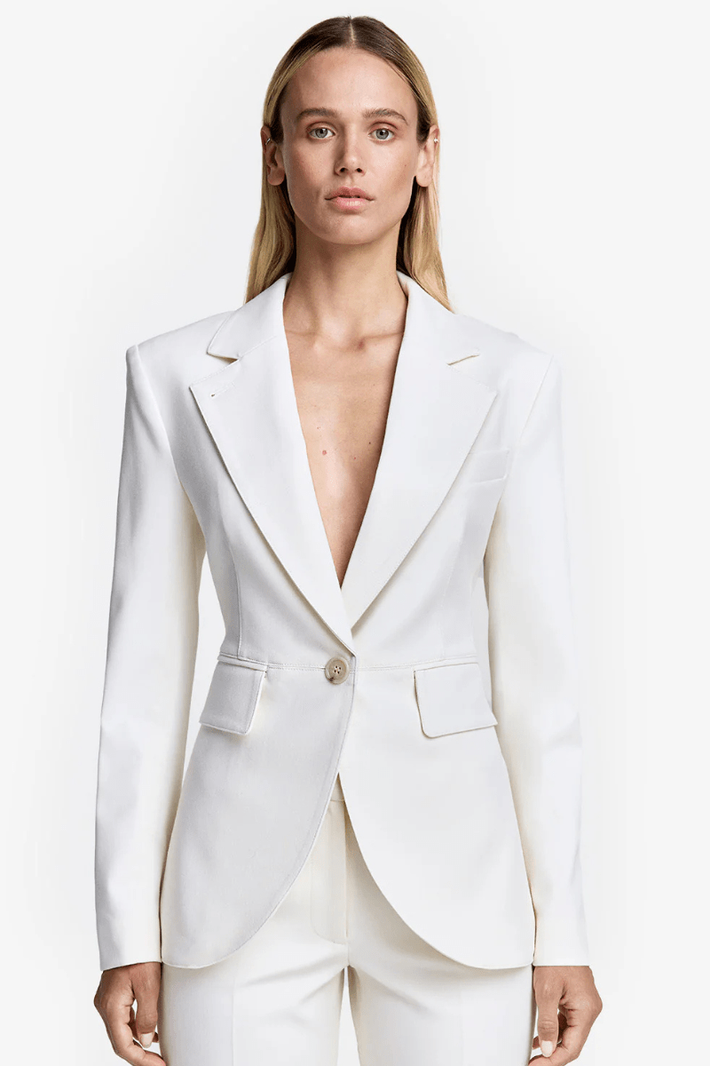Seamed Blazer in Chalk - Smythe - Archery Close