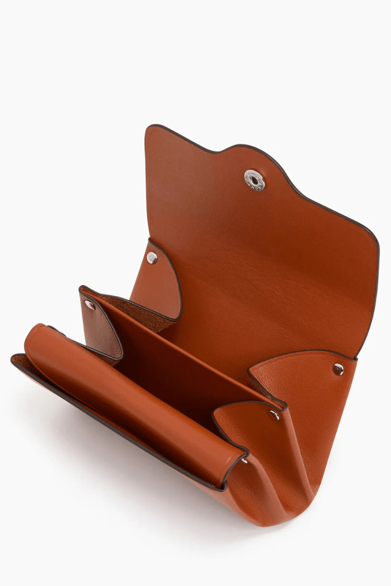 Seamless Wallet in Mahogany - Le Tanneur - Archery Close