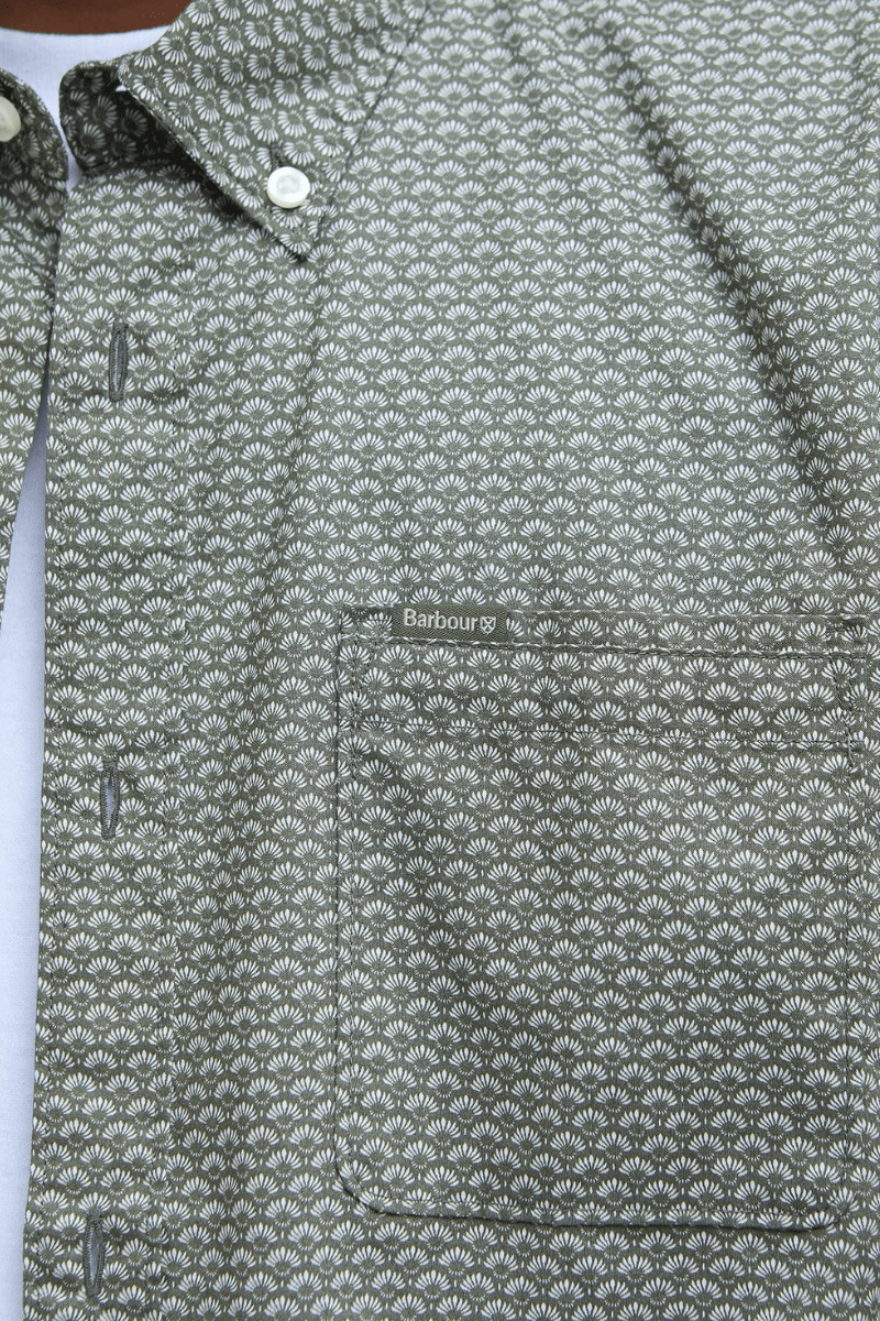 Shell Tailored Short - Sleeved Polo - Barbour - Archery Close